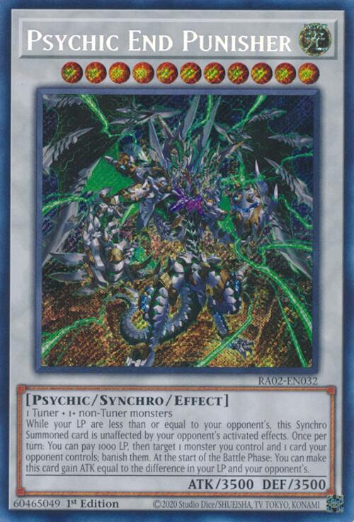 Psychic End Punisher (Secret Rare) [RA02-EN032] Secret Rare | Total Play