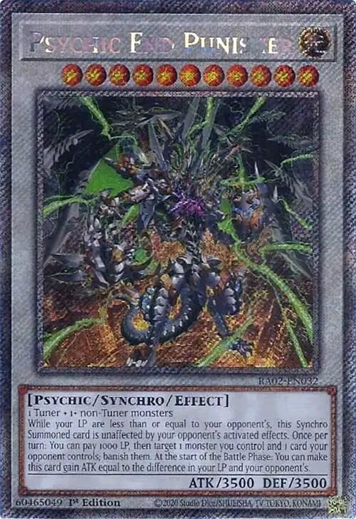 Psychic End Punisher (Platinum Secret Rare) [RA02-EN032] Platinum Secret Rare | Total Play