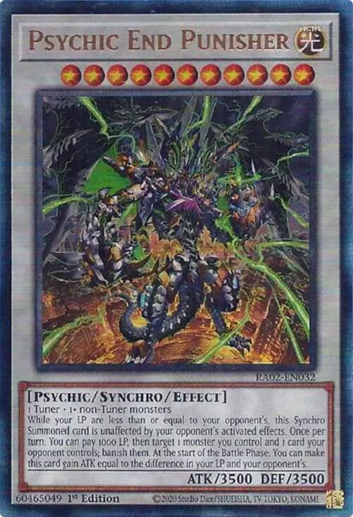 Psychic End Punisher (PUR) [RA02-EN032] Prismatic Ultimate Rare | Total Play