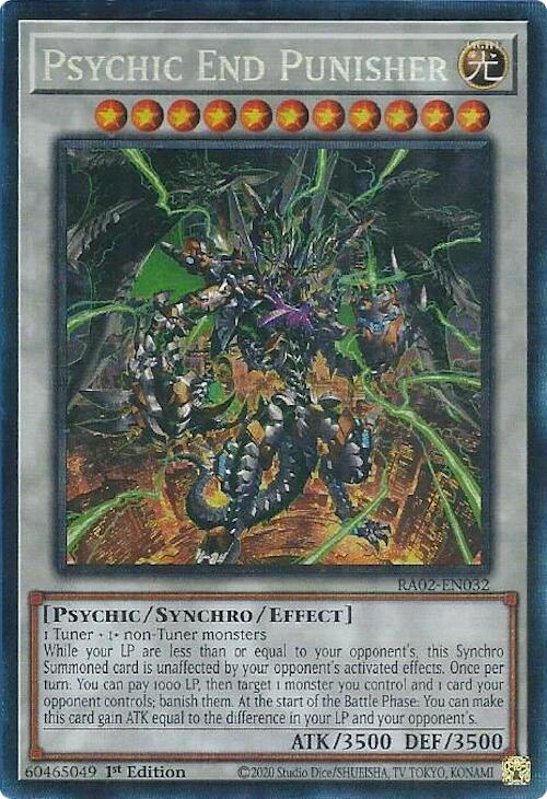 Psychic End Punisher (PCR) [RA02-EN032] Prismatic Collector's Rare | Total Play