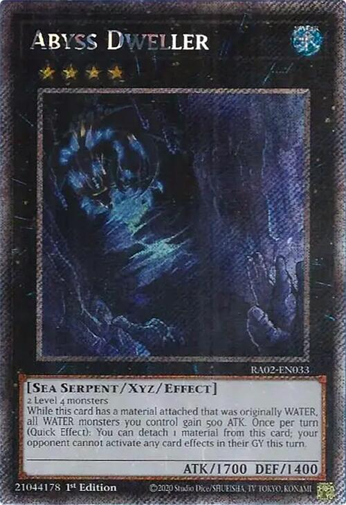 Abyss Dweller (Platinum Secret Rare) [RA02-EN033] Platinum Secret Rare | Total Play