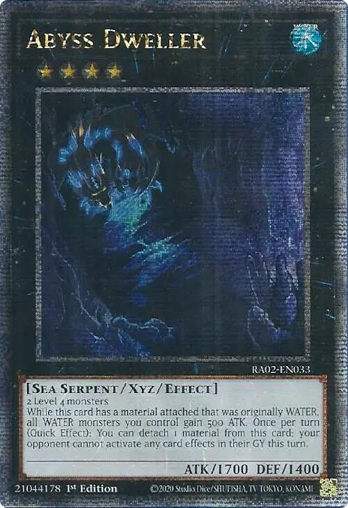 Abyss Dweller (Quarter Century Secret Rare) [RA02-EN033] Quarter Century Secret Rare | Total Play