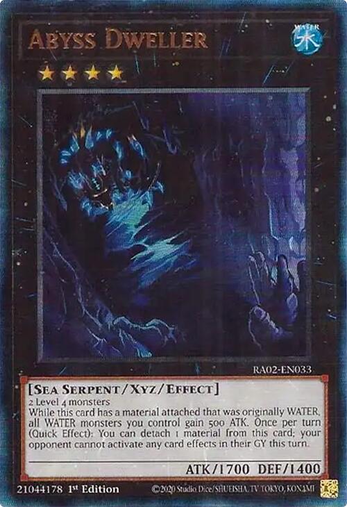 Abyss Dweller (PUR) [RA02-EN033] Prismatic Ultimate Rare | Total Play