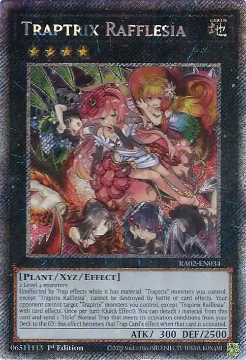 Traptrix Rafflesia (Platinum Secret Rare) [RA02-EN034] Platinum Secret Rare | Total Play