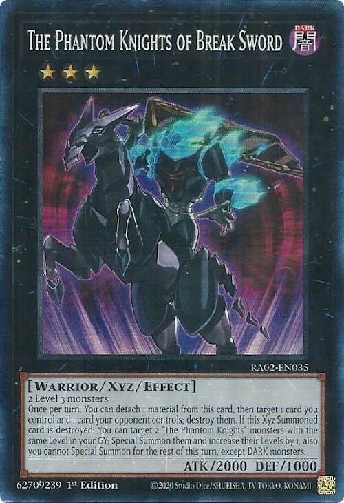 The Phantom Knights of Break Sword (PCR) [RA02-EN035] Prismatic Collector's Rare | Total Play