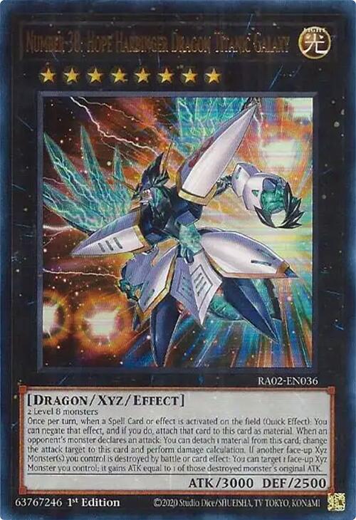Number 38: Hope Harbinger Dragon Titanic Galaxy (UR) [RA02-EN036] Ultra Rare | Total Play