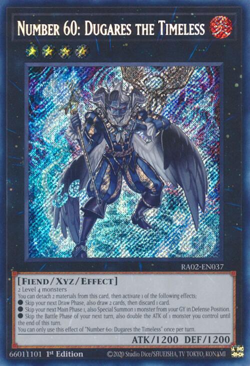 Number 60: Dugares the Timeless (Secret Rare) [RA02-EN037] Secret Rare | Total Play
