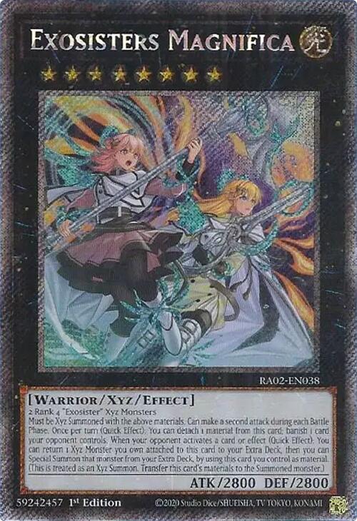 Exosisters Magnifica (Platinum Secret Rare) [RA02-EN038] Platinum Secret Rare | Total Play