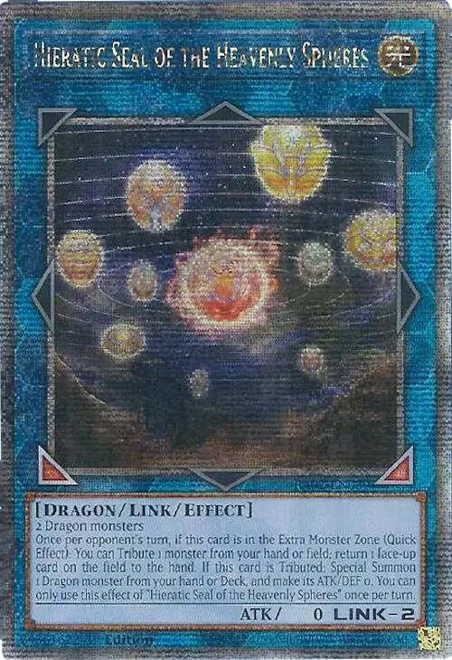 Hieratic Seal of the Heavenly Spheres (Quarter Century Secret Rare) [RA02-EN039] Quarter Century Secret Rare | Total Play