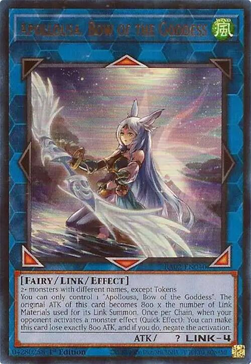 Apollousa, Bow of the Goddess (Alternate Art) (UR) [RA02-EN040] Ultra Rare | Total Play