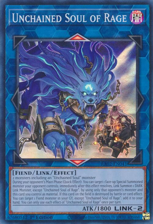 Unchained Soul of Rage [RA02-EN041] Super Rare | Total Play