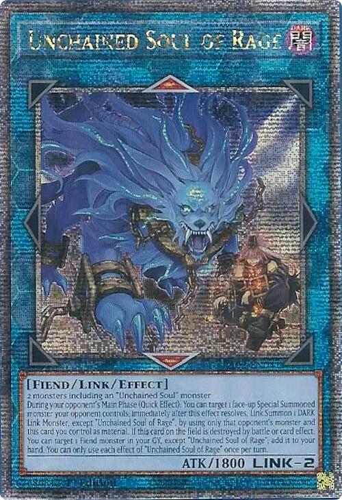 Unchained Soul of Rage (Quarter Century Secret Rare) [RA02-EN041] Quarter Century Secret Rare | Total Play