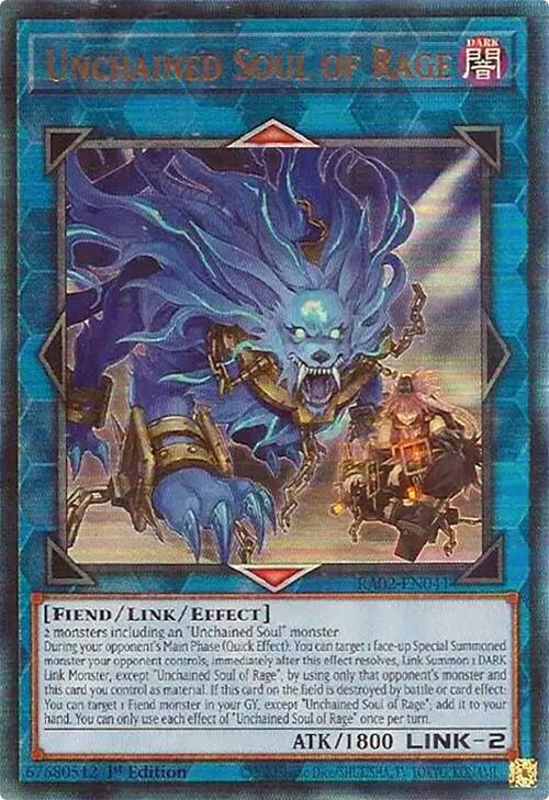 Unchained Soul of Rage (PUR) [RA02-EN041] Prismatic Ultimate Rare | Total Play