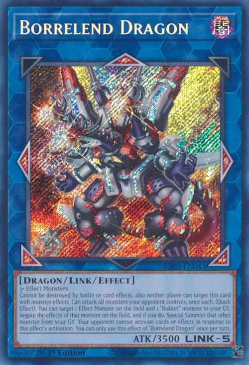 Borrelend Dragon (Secret Rare) [RA02-EN043] Secret Rare | Total Play
