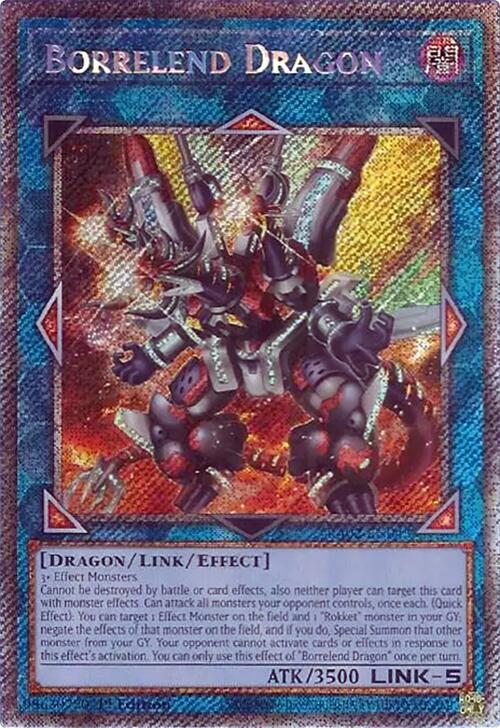Borrelend Dragon (Platinum Secret Rare) [RA02-EN043] Platinum Secret Rare | Total Play