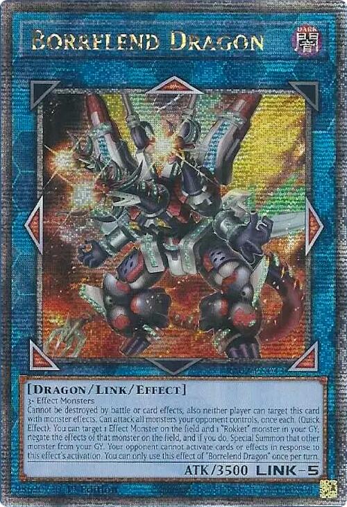 Borrelend Dragon (Quarter Century Secret Rare) [RA02-EN043] Quarter Century Secret Rare | Total Play