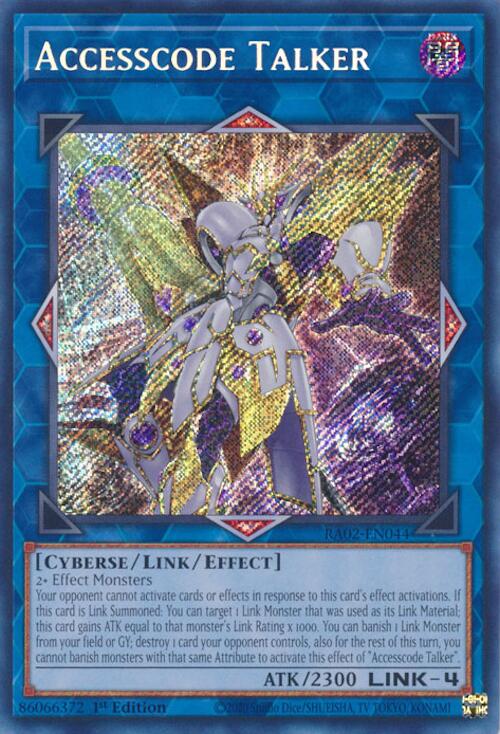 Accesscode Talker (Secret Rare) [RA02-EN044] Secret Rare | Total Play