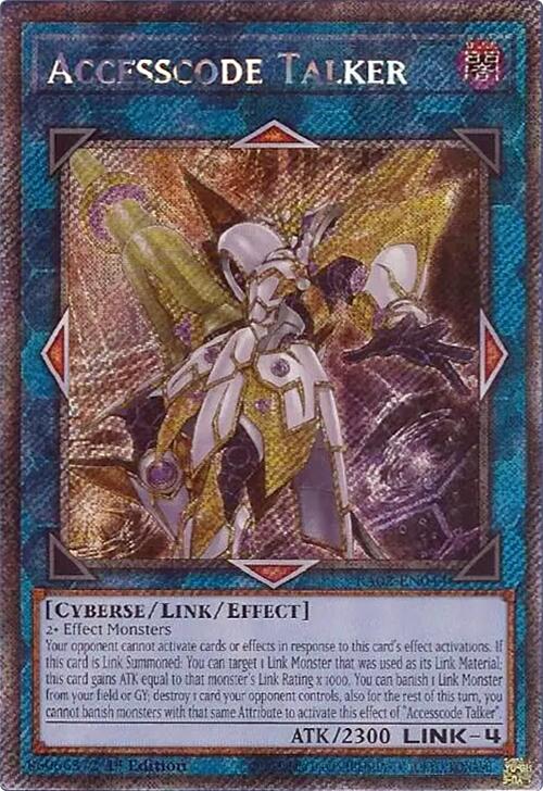 Accesscode Talker (Platinum Secret Rare) [RA02-EN044] Platinum Secret Rare | Total Play