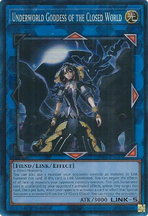 Underworld Goddess of the Closed World (PCR) [RA02-EN045] Prismatic Collector's Rare | Total Play
