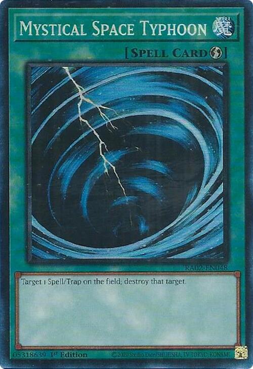 Mystical Space Typhoon (PCR) [RA02-EN048] Prismatic Collector's Rare | Total Play