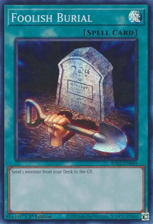 Foolish Burial [RA02-EN049] Super Rare | Total Play