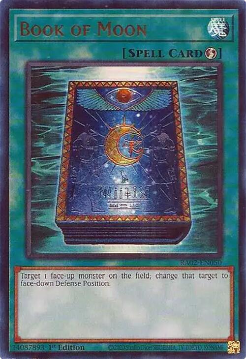 Book of Moon (UR) [RA02-EN050] Ultra Rare | Total Play
