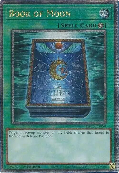 Book of Moon (Quarter Century Secret Rare) [RA02-EN050] Quarter Century Secret Rare | Total Play