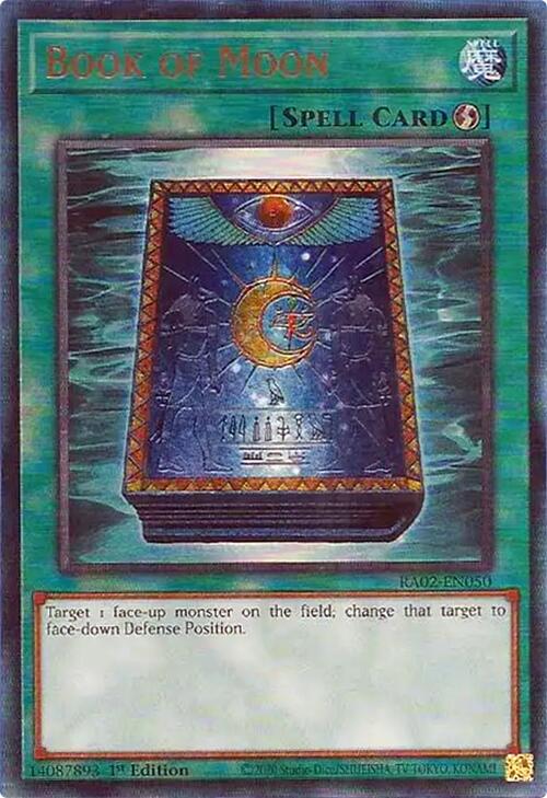 Book of Moon (PUR) [RA02-EN050] Prismatic Ultimate Rare | Total Play