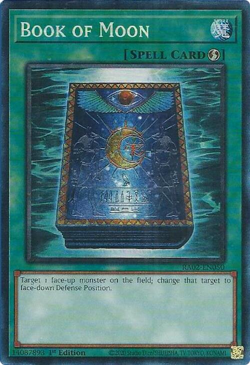 Book of Moon (PCR) [RA02-EN050] Prismatic Collector's Rare | Total Play