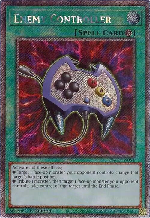 Enemy Controller (Platinum Secret Rare) [RA02-EN051] Platinum Secret Rare | Total Play