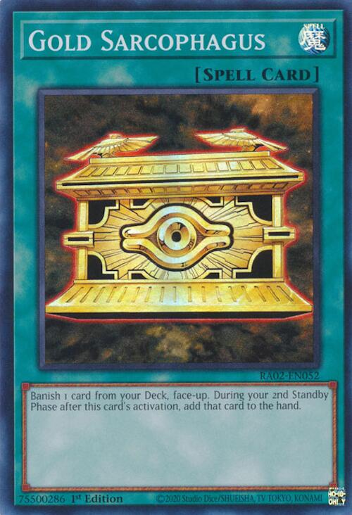 Gold Sarcophagus [RA02-EN052] Super Rare | Total Play