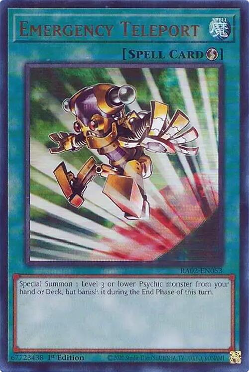 Emergency Teleport (UR) [RA02-EN053] Ultra Rare | Total Play