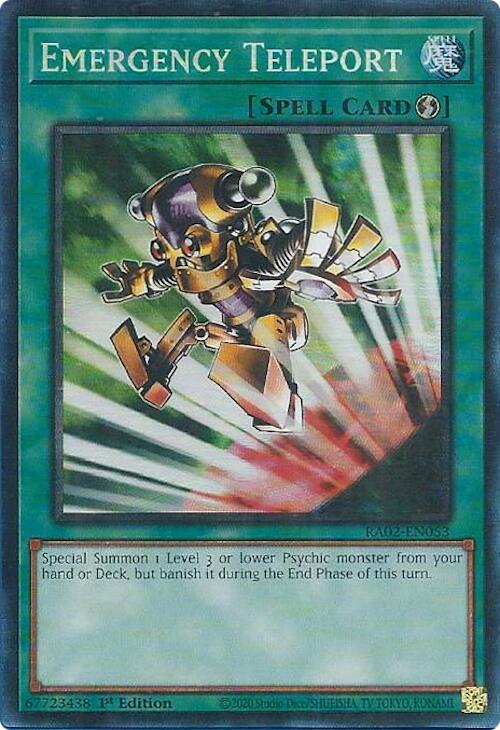 Emergency Teleport (PCR) [RA02-EN053] Prismatic Collector's Rare | Total Play