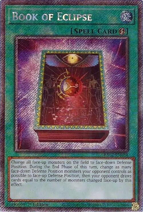 Book of Eclipse (Platinum Secret Rare) [RA02-EN054] Platinum Secret Rare | Total Play