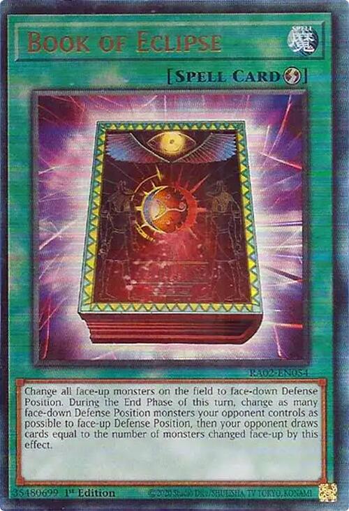 Book of Eclipse (PUR) [RA02-EN054] Prismatic Ultimate Rare | Total Play