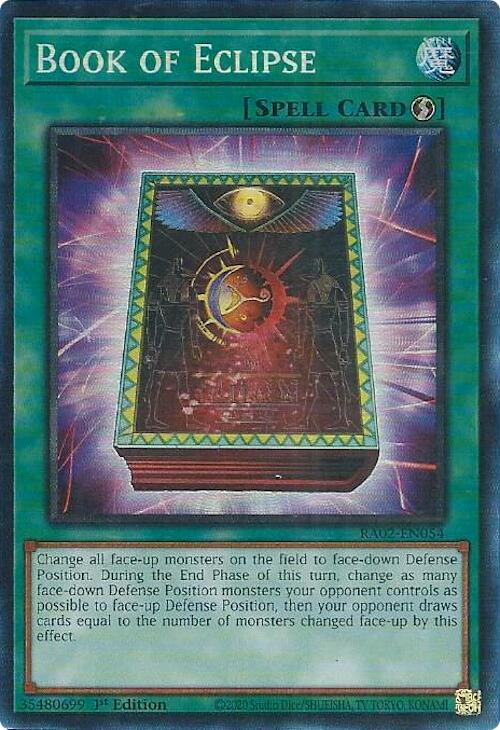 Book of Eclipse (PCR) [RA02-EN054] Prismatic Collector's Rare | Total Play