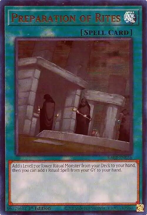 Preparation of Rites (UR) [RA02-EN056] Ultra Rare | Total Play