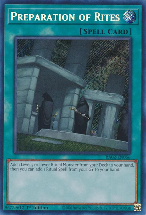 Preparation of Rites (Secret Rare) [RA02-EN056] Secret Rare | Total Play