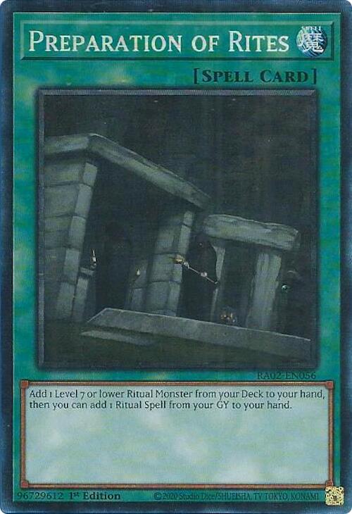 Preparation of Rites (PCR) [RA02-EN056] Prismatic Collector's Rare | Total Play