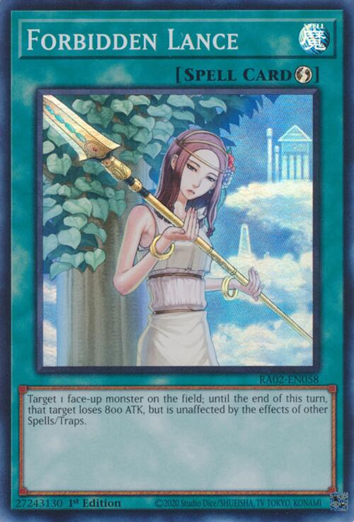 Forbidden Lance [RA02-EN058] Super Rare | Total Play