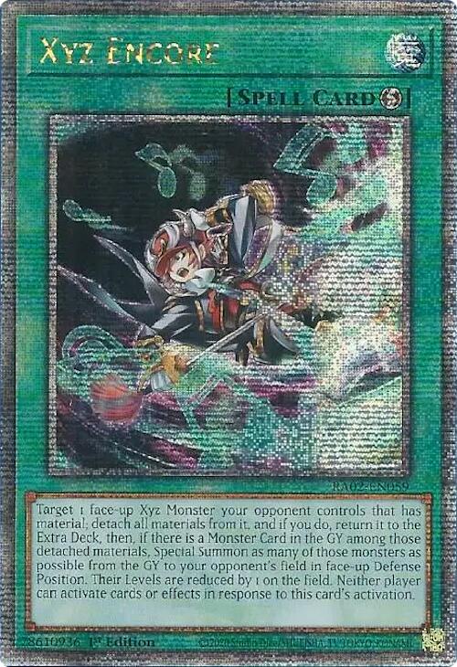 Xyz Encore (Quarter Century Secret Rare) [RA02-EN059] Quarter Century Secret Rare | Total Play