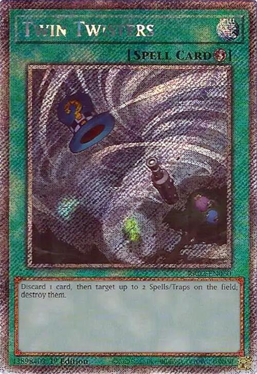Twin Twisters (Platinum Secret Rare) [RA02-EN060] Platinum Secret Rare | Total Play