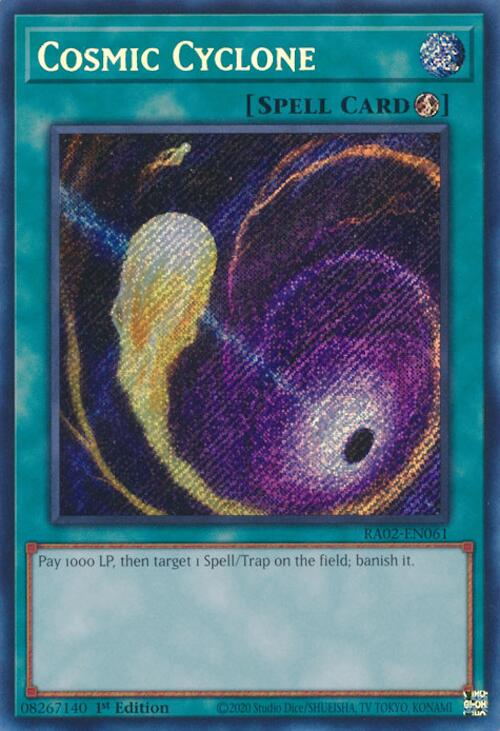 Cosmic Cyclone (Secret Rare) [RA02-EN061] Secret Rare | Total Play