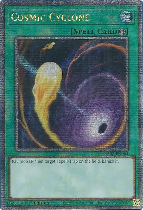 Cosmic Cyclone (Quarter Century Secret Rare) [RA02-EN061] Quarter Century Secret Rare | Total Play
