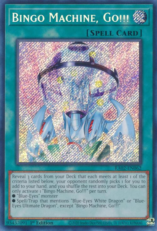 Bingo Machine, Go!!! (Secret Rare) [RA02-EN062] Secret Rare | Total Play