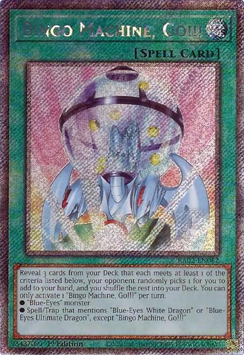 Bingo Machine, Go!!! (Platinum Secret Rare) [RA02-EN062] Platinum Secret Rare | Total Play