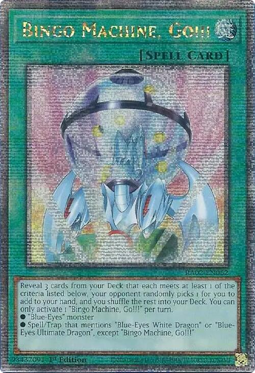 Bingo Machine, Go!!! (Quarter Century Secret Rare) [RA02-EN062] Quarter Century Secret Rare | Total Play