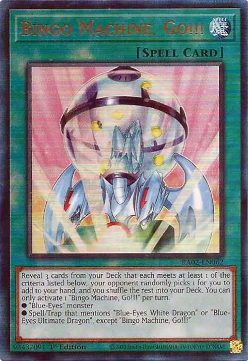 Bingo Machine, Go!!! (PUR) [RA02-EN062] Prismatic Ultimate Rare | Total Play