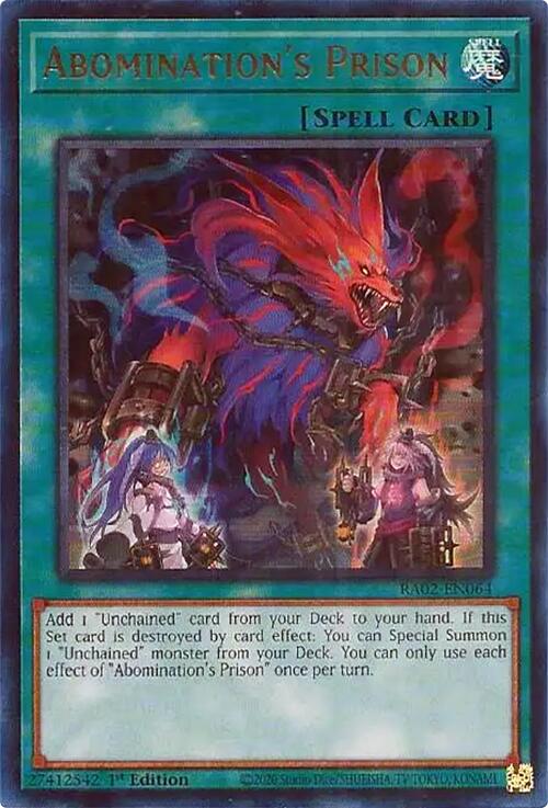 Abomination's Prison (UR) [RA02-EN064] Ultra Rare | Total Play