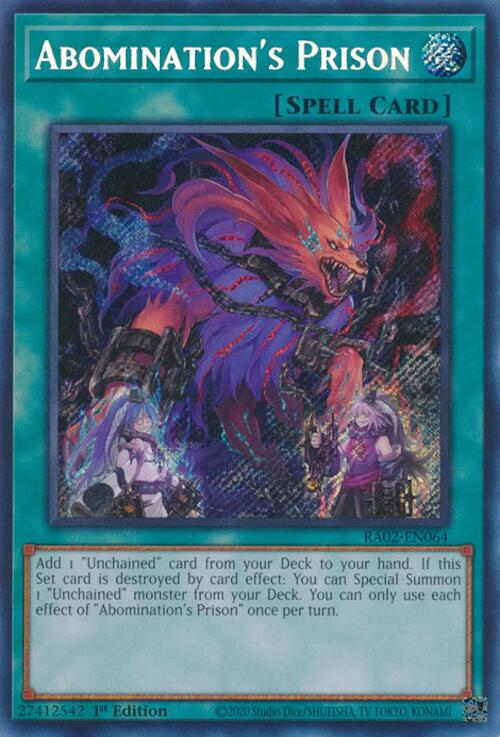 Abomination's Prison (Secret Rare) [RA02-EN064] Secret Rare | Total Play